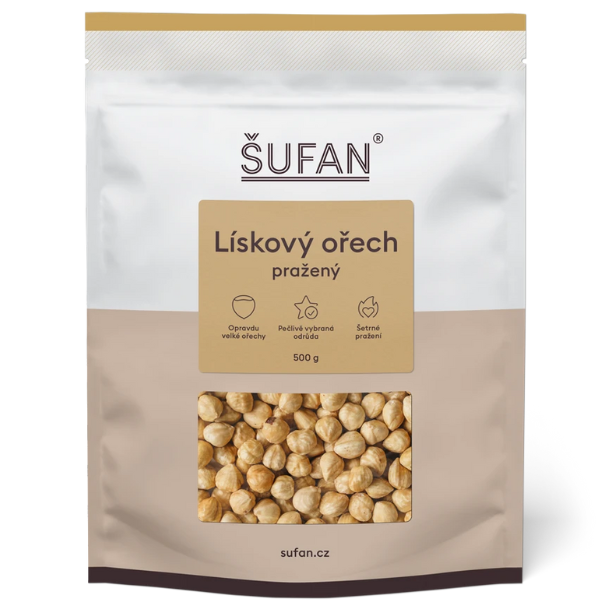 Šufan Lískový ořech pražený 500g