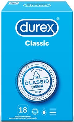 Durex Classic kondomy 18 ks