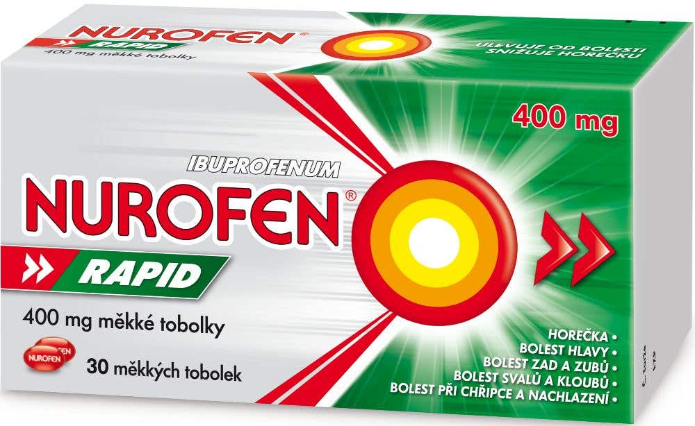 Nurofen Rapid 400 mg Capsules x 30 tobolek