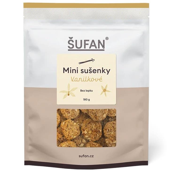 Šufan Mini sušenky – vanilkové 180 g