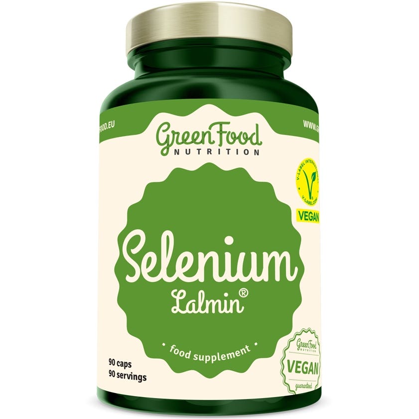GreenFood Nutrition Selen Lalmin 90 kapslí