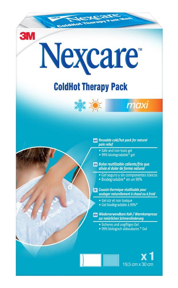 3M Nexcare ColdHot Therapy Maxi - Chladivý/hřejivý gelový obklad 19,5 cm x 30 cm