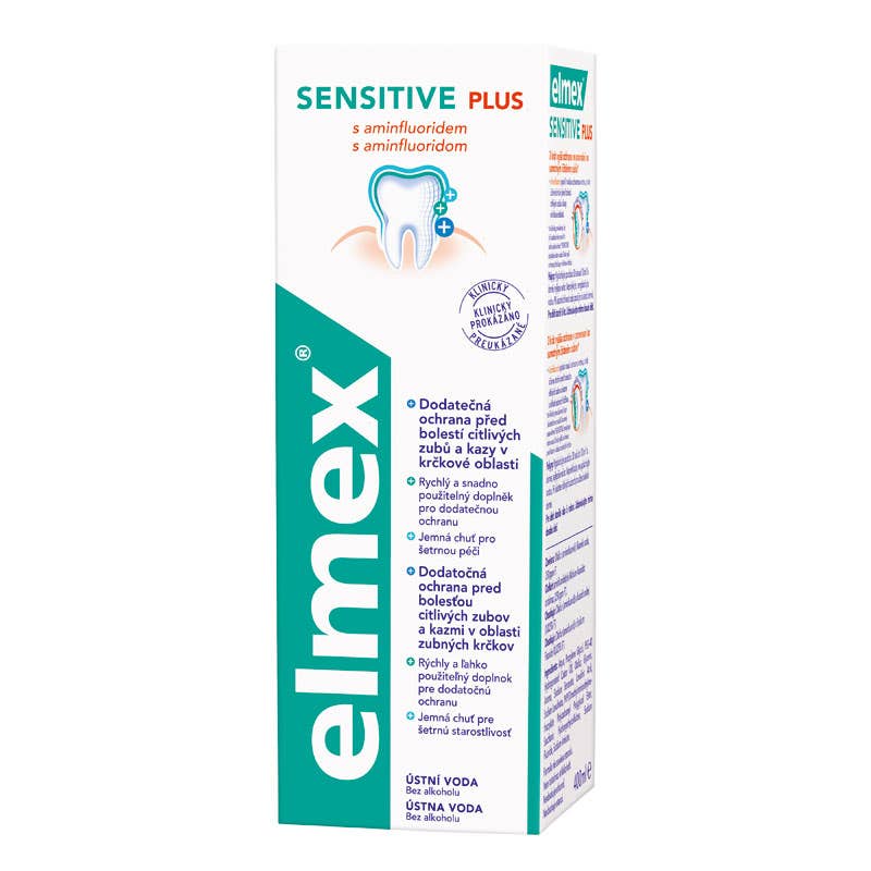 Elmex Ústní voda Sensitive 400ml Obrázek
