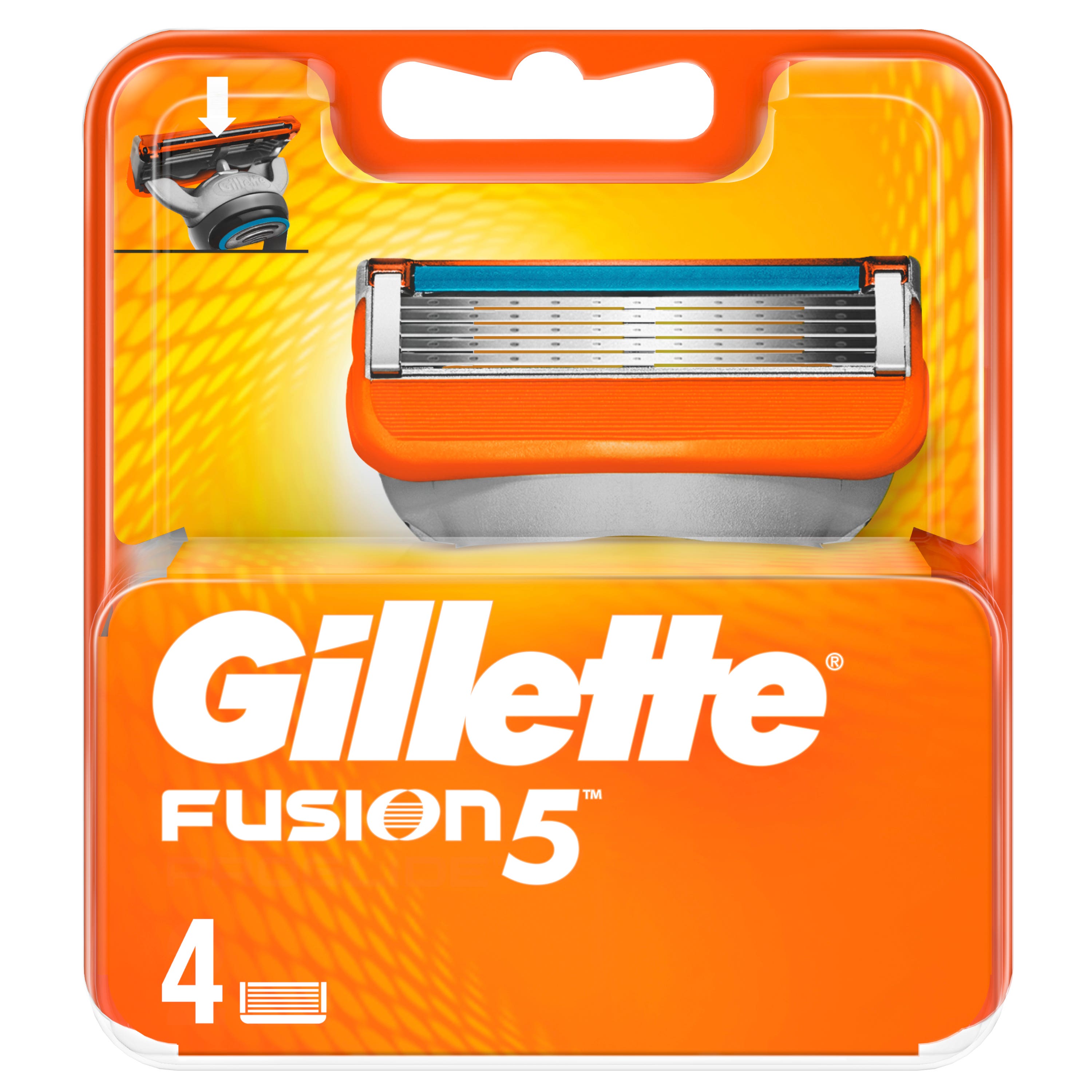 Gillette Fusion5 Manual holicí hlavice 4ks