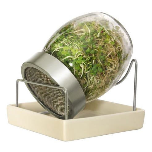 Zdravý den Sklenice na klíčení se stojánkem 700ml