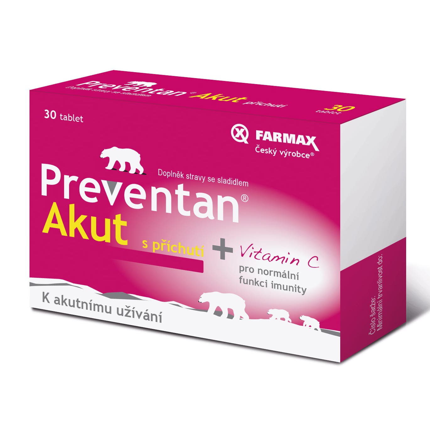 Preventan Akut s příchutí 30 tablet