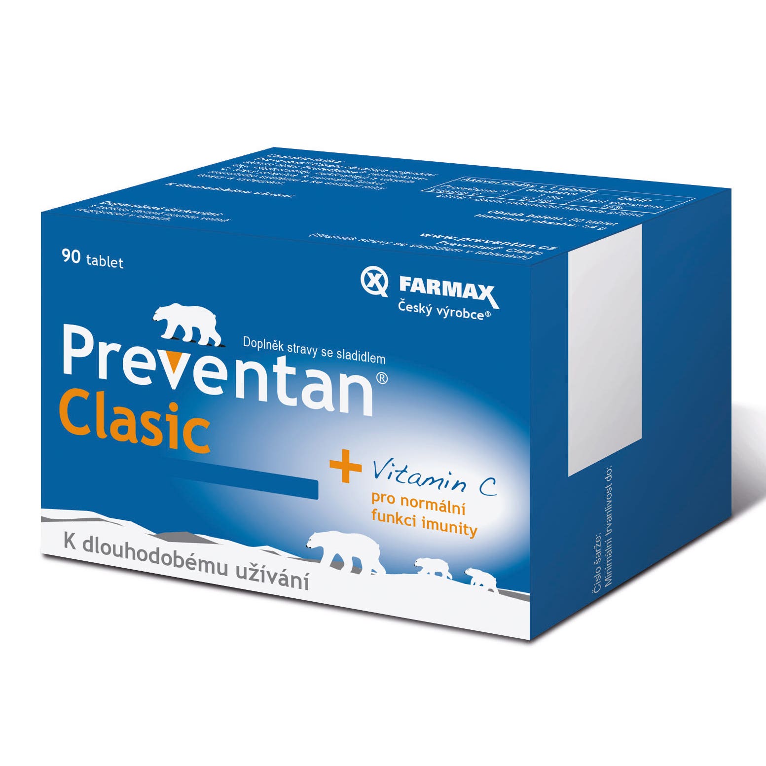 Preventan Clasic 90 tablet Obrázek