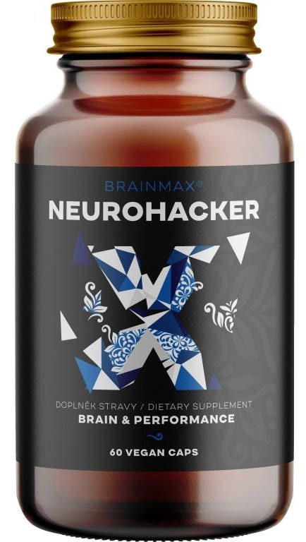 BrainMax NeuroHacker, Dopamine Upgrade!, 60 rostlinných kapslí Obrázek