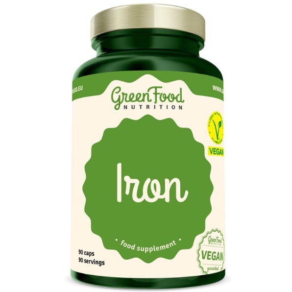 GreenFood Nutrition Železo 60 kapslí Obrázek