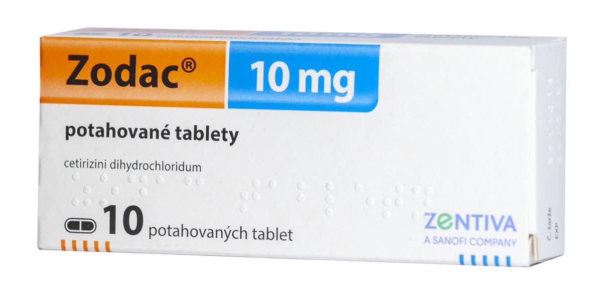 Zodac 10mg 10 tablet