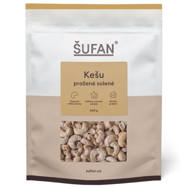Šufan Kešu pražené solené 500g Obrázek