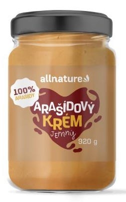 Allnature Arašídový krém jemný 920 g