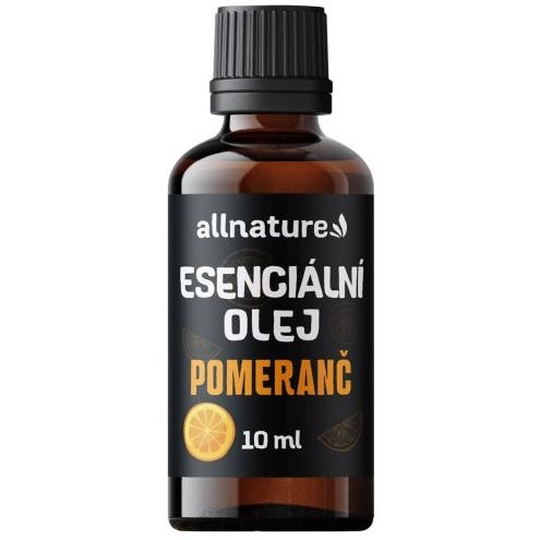 Allnature Esenciální olej Pomeranč 10ml koupíte na Vitalpoint.cz
