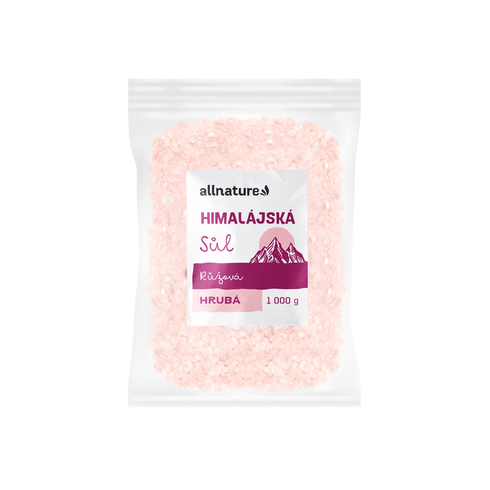 Allnature Himalájská sůl růžová hrubá 1000 g