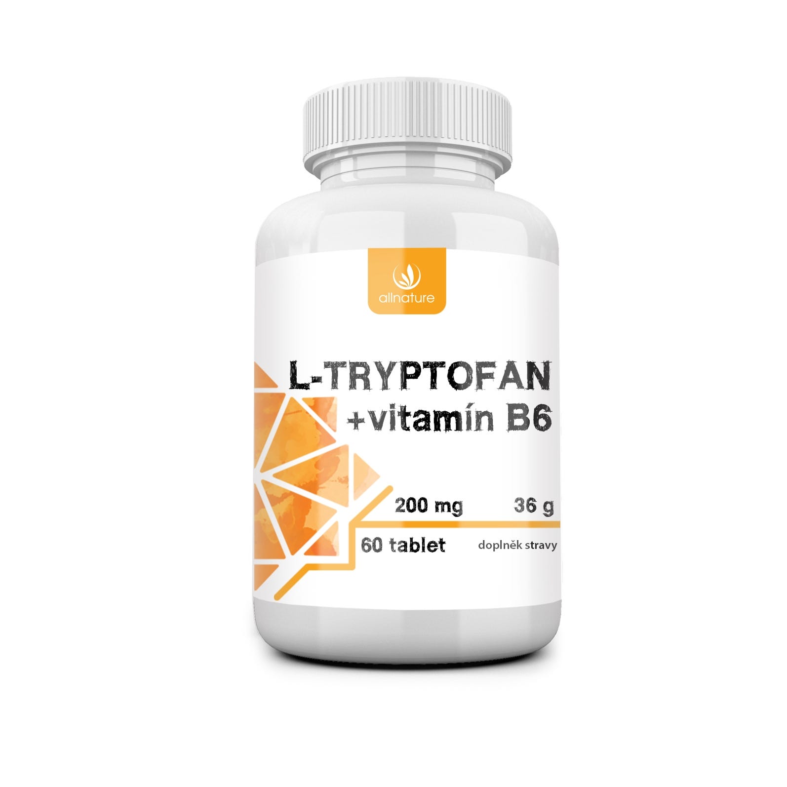 Allnature L-tryptofan + vitamín B6 200 mg 60 tablet