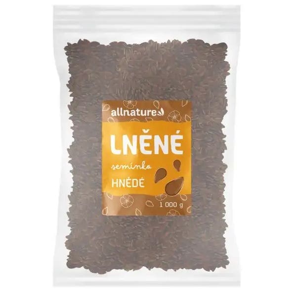 Allnature Lněné semínko hnědé 1000 g Obrázek