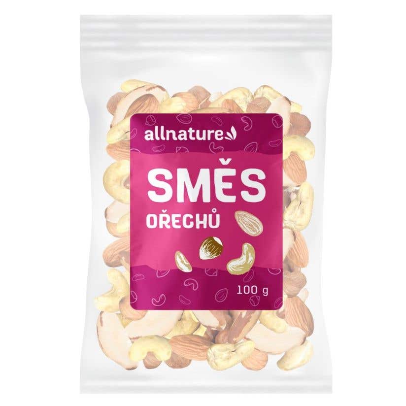 Allnature Směs ořechů 100 g Obrázek