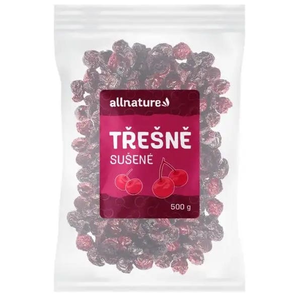 Allnature Sušené třešně 500 g Obrázek