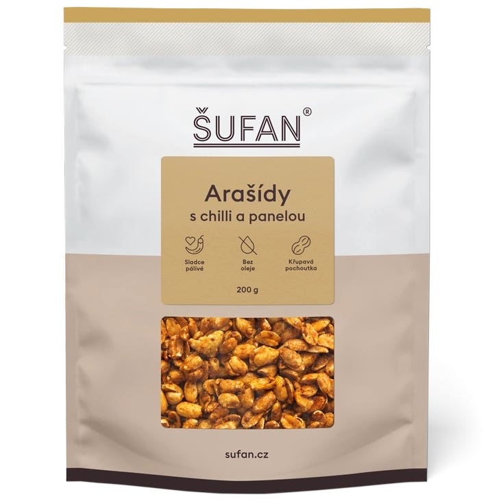 Šufan Arašídy s chilli a panelou 200 g Šufan Arašídy s chilli a panelou 200 g