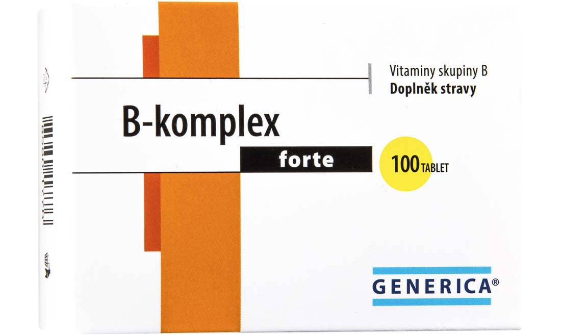 Generica B-komplex forte 100 tablet