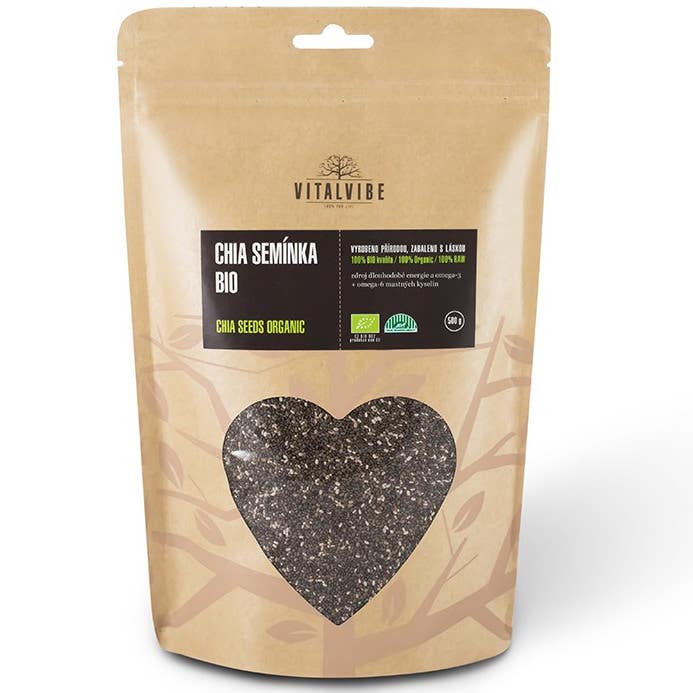 Vitalvibe Chia semínka BIO 500 g 
