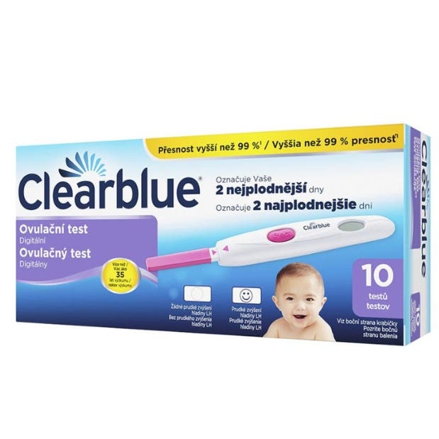 Clearblue Digitální ovulační test 10 ks