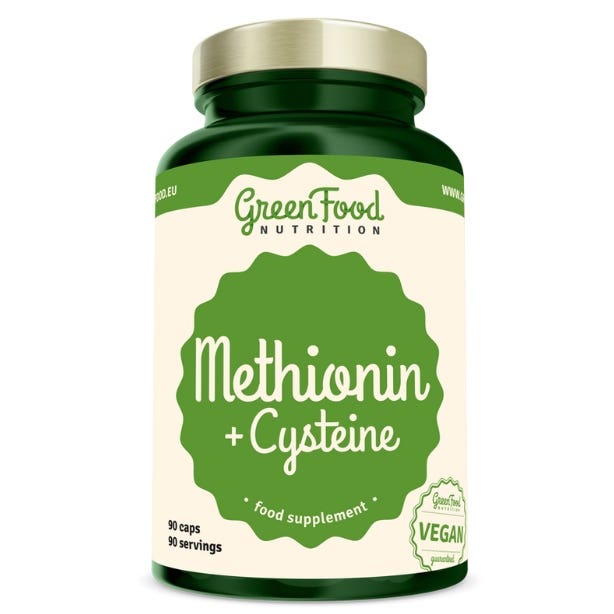 GreenFood Nutrition Methionin 90 kapslí