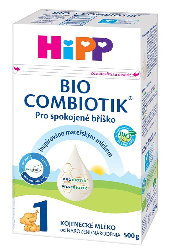 HiPP 1 BIO Mléko Combiotik Počáteční mléčná kojenecká výživa 500 g