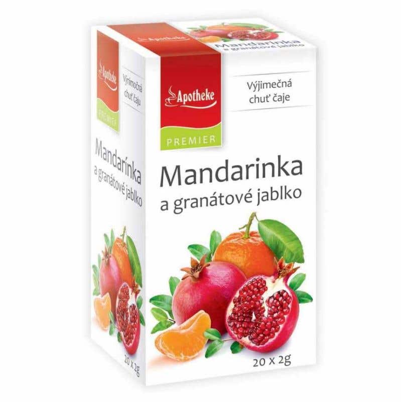 Apotheke Čaj Mandarinka a granátové jablko 20 nálevových sáčků