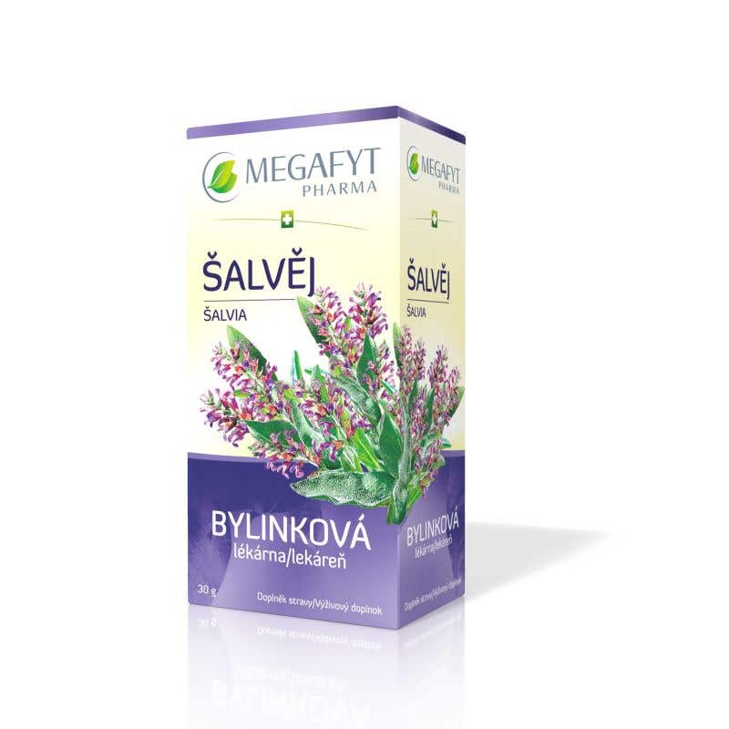 Megafyt Bylinková lékárna šalvěj 20 nálevových sáčků