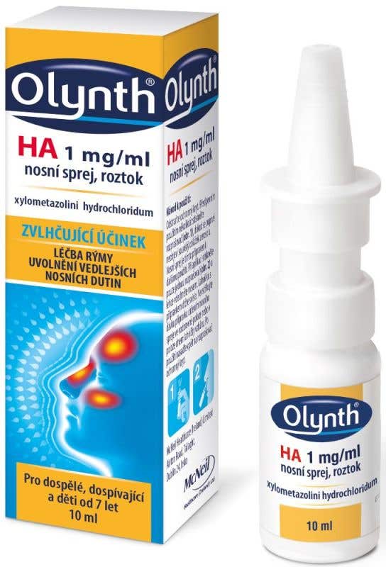 Olynth Nosní sprej HA 1mg/ml roztok 10ml