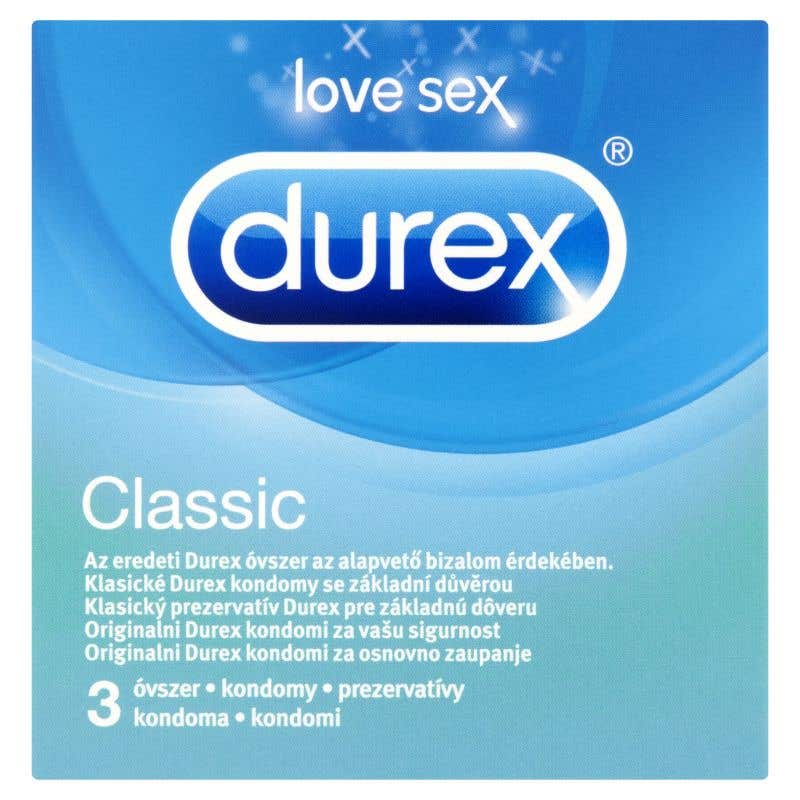 Durex Classic kondomy 3 ks