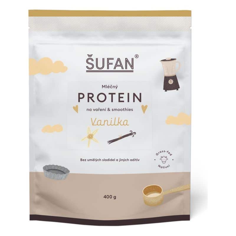 Šufan Mléčný protein na vaření – vanilkový 400 g