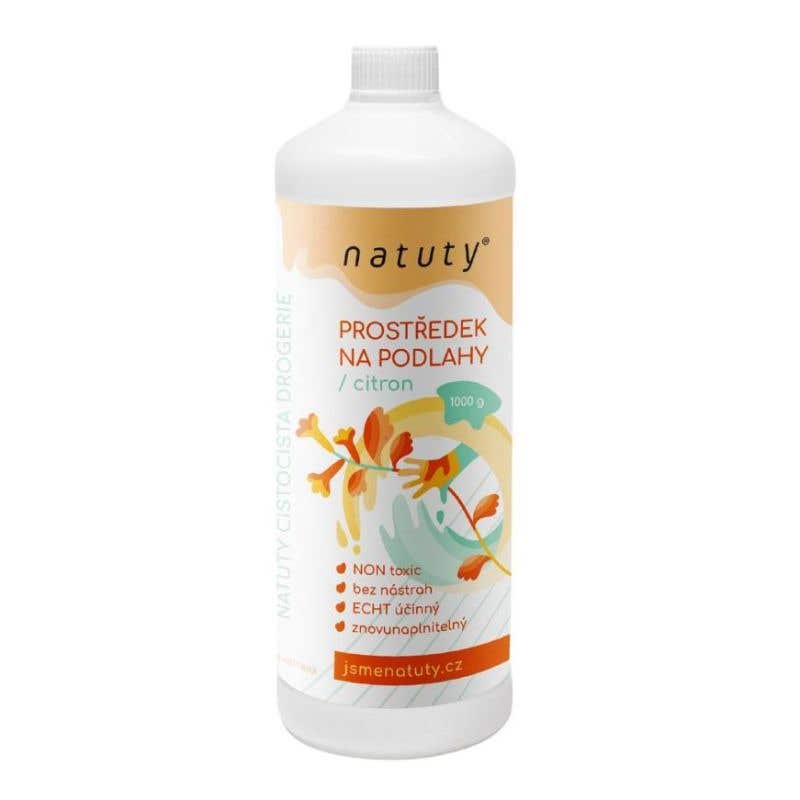 Natuty Prostředek na podlahy s vůní citronu 1000 ml