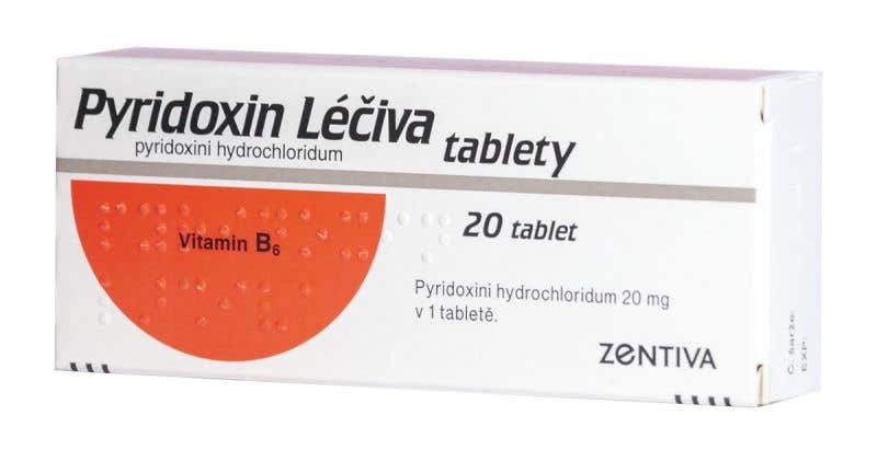 Pyridoxin Léčiva 20mg 20 tablet
