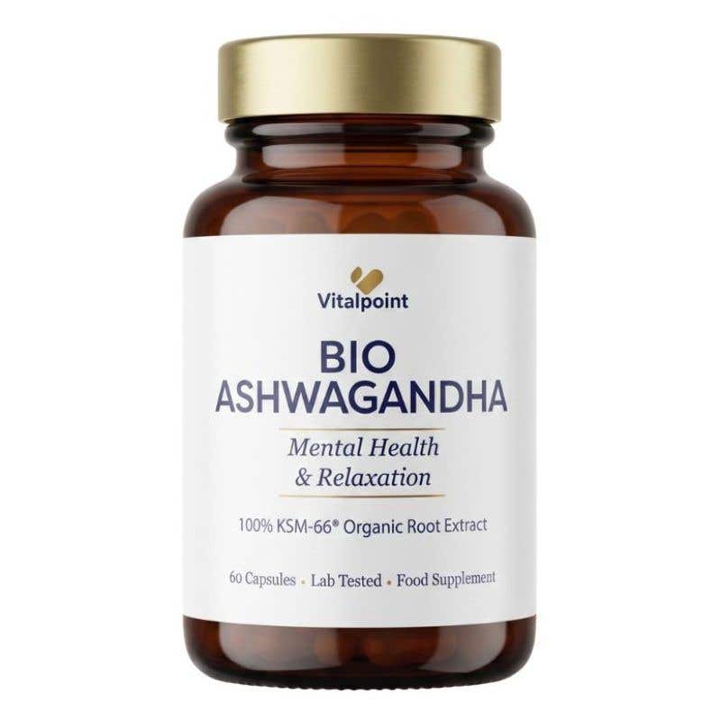 Vitalpoint Premium Ashwagandha extrakt KSM-66® BIO 60 kapslí