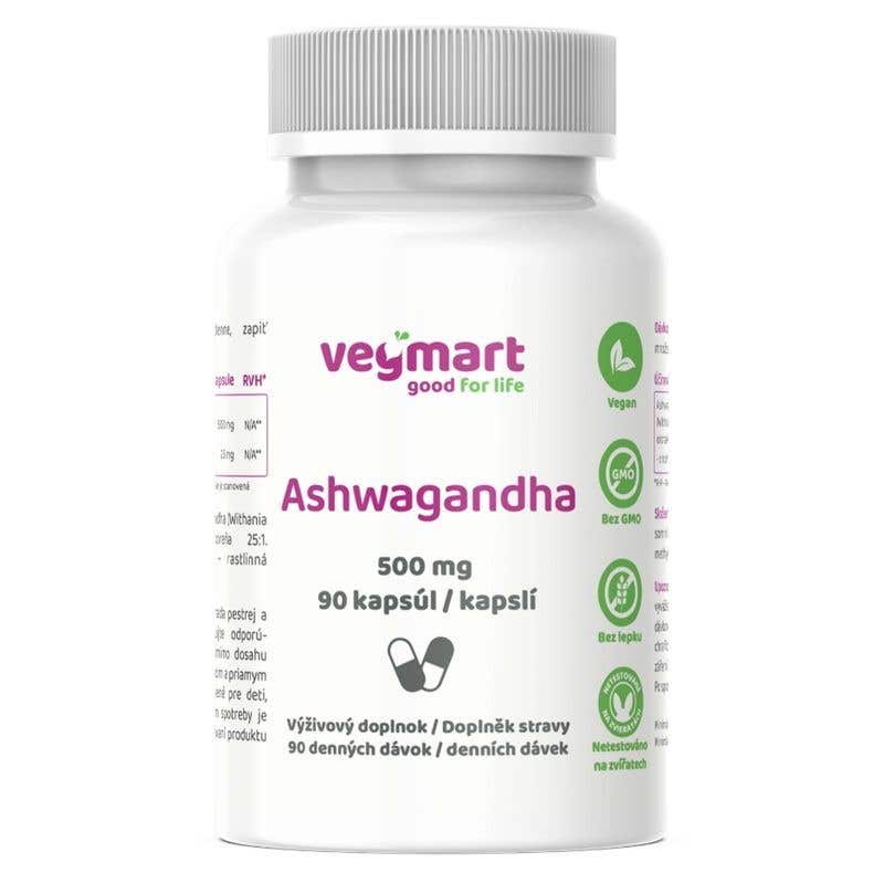 Vegmart Ashwagandha 500 mg 90 kapsúl