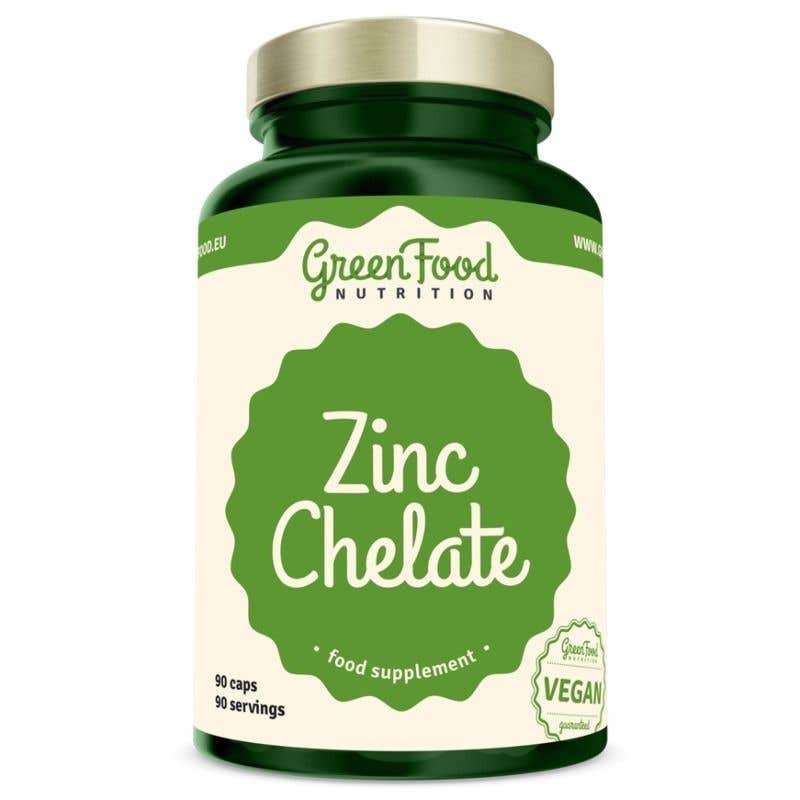 GreenFood Nutrition Zinc Chelate 90 kapslí