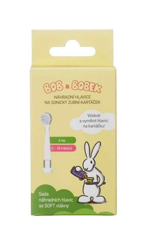 Bob a Bobek Baby náhradní hlavice 0-18 měsíců 4 ks