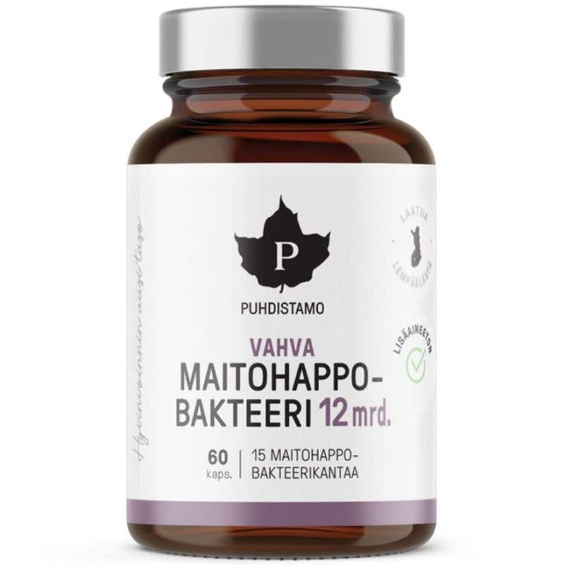 Puhdistamo Strong Lactic Acid Bacteria - Probiotika a prebiotika 60 kapslí