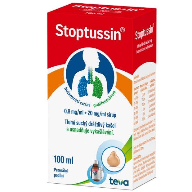 Stoptussin 0,8mg/ml + 20mg/ml Sirup 100 ml