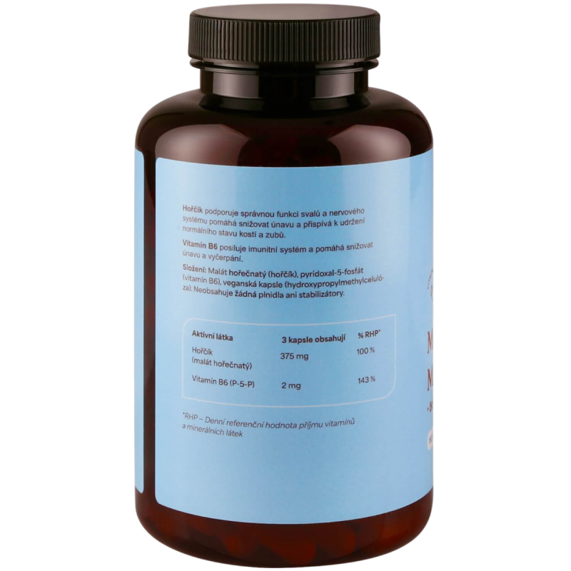 Vitalpoint Premium Magnesium Malate + B6 180 kapslí