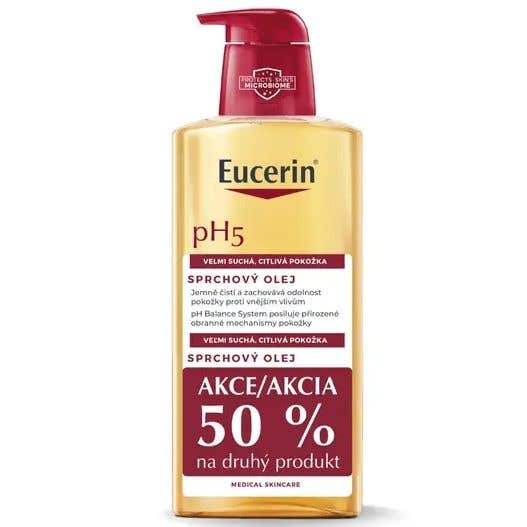 Eucerin pH5 Sprchový olej 2x 400 ml 