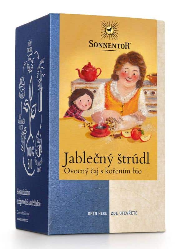 Sonnentor Jablkový štrúdľ BIO čaj 18 sáčkov