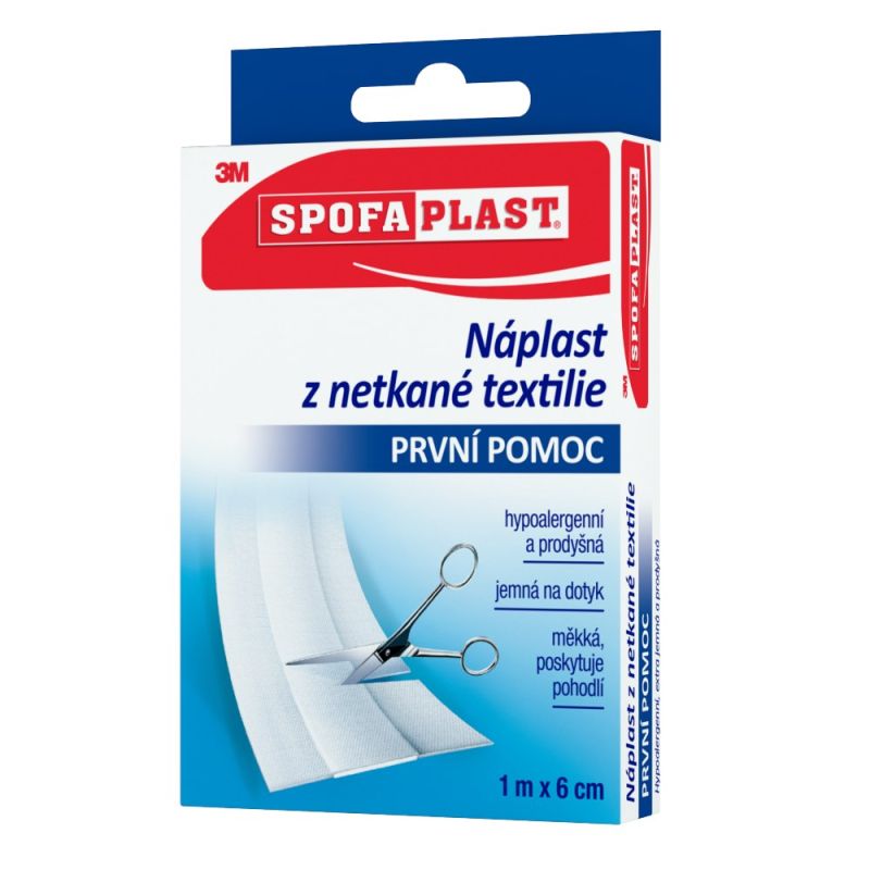 3M Spofaplast 854 Náplast z netkané textílie 1 m x 6 cm