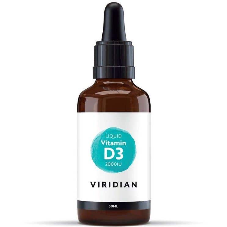 Viridian Liquid Vitamín D3 2000 IU 50 ml