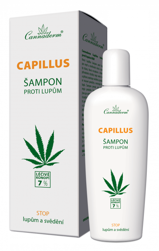 Cannaderm Capillus šampon proti lupům new 150ml