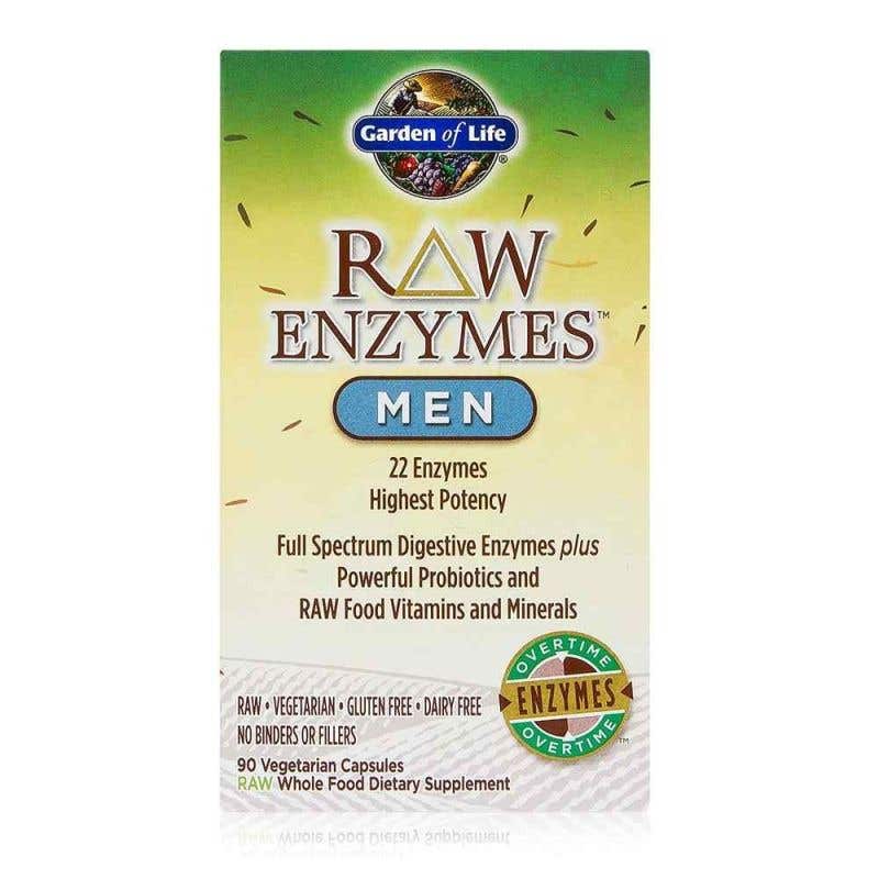 Garden of Life RAW Enzymy Men Digestive Health  - pro muže - zdravé trávení 90 kapslí