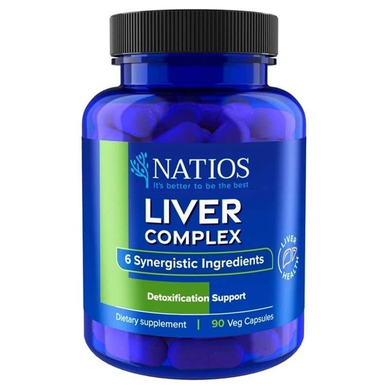 Natios Liver Complex – Komplex 6 zložiek na pečeň 90 vegánskych kapsúl