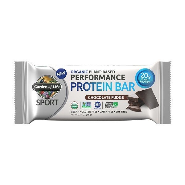Garden of Life Proteinová tyčinka SPORT Organic Plant-Based Performance - čokoláda Fudge 75 g